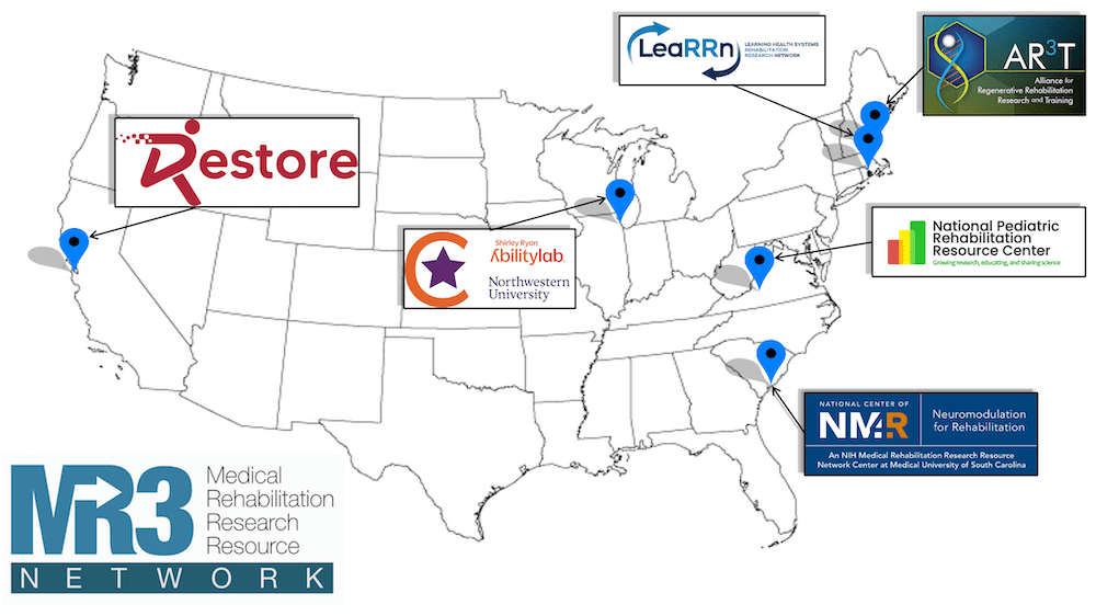 NCMRR MR3 Network map